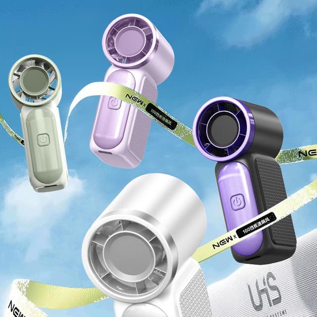 002_1+1 AirJet X688 에어젯 초미니 100단 BLDC선풍기 3000mAh 25년신상
