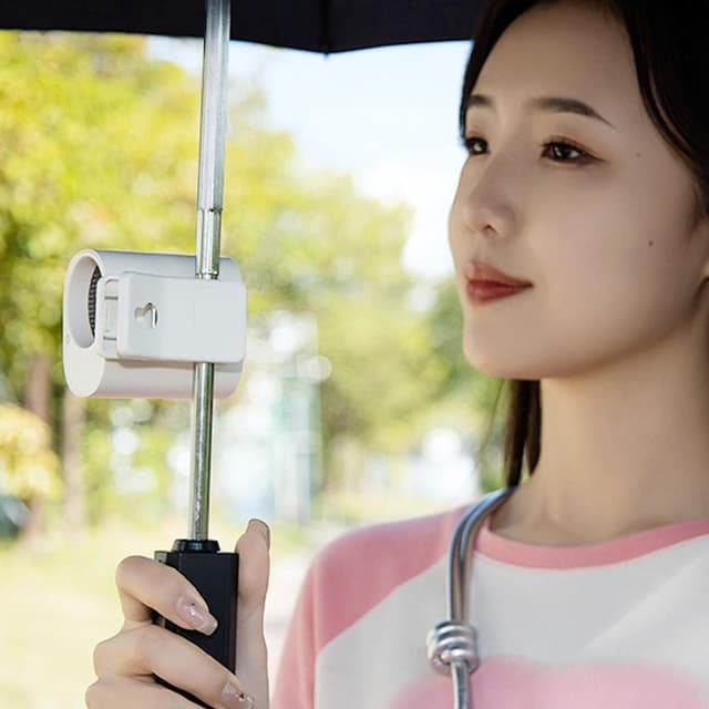 003_탈착식 양산 우산 선풍기 클립형 선풍기 무선선풍기