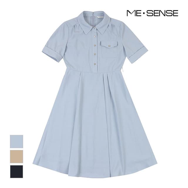 084_[미센스] 포켓디자인 반팔 카라원피스_MB34OPP114A