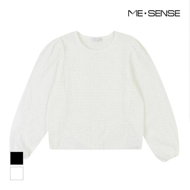 044_[미센스] 엠보패턴 블라우스_MB34BLS308Z