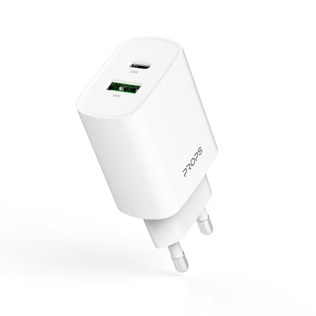 006_프롭스 20W 2포트 USB A/C 멀티 고속 충전기