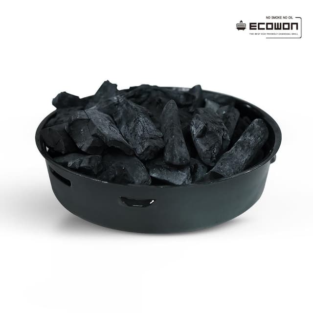 002_에코원 프리미엄 커피나무숯 300gx6개 (총1.8kg) 개별포장 커피숯 캠핑 펜션 바베큐 구이용